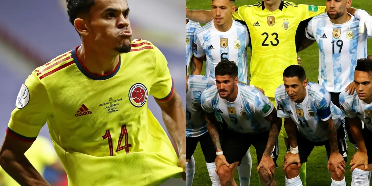 En la Selección Argentina el jugador Rodrigo De Paul discrepa en cancha del colombiano Luis Díaz desde hace tiempo, hay toda una historia por ese hecho. 