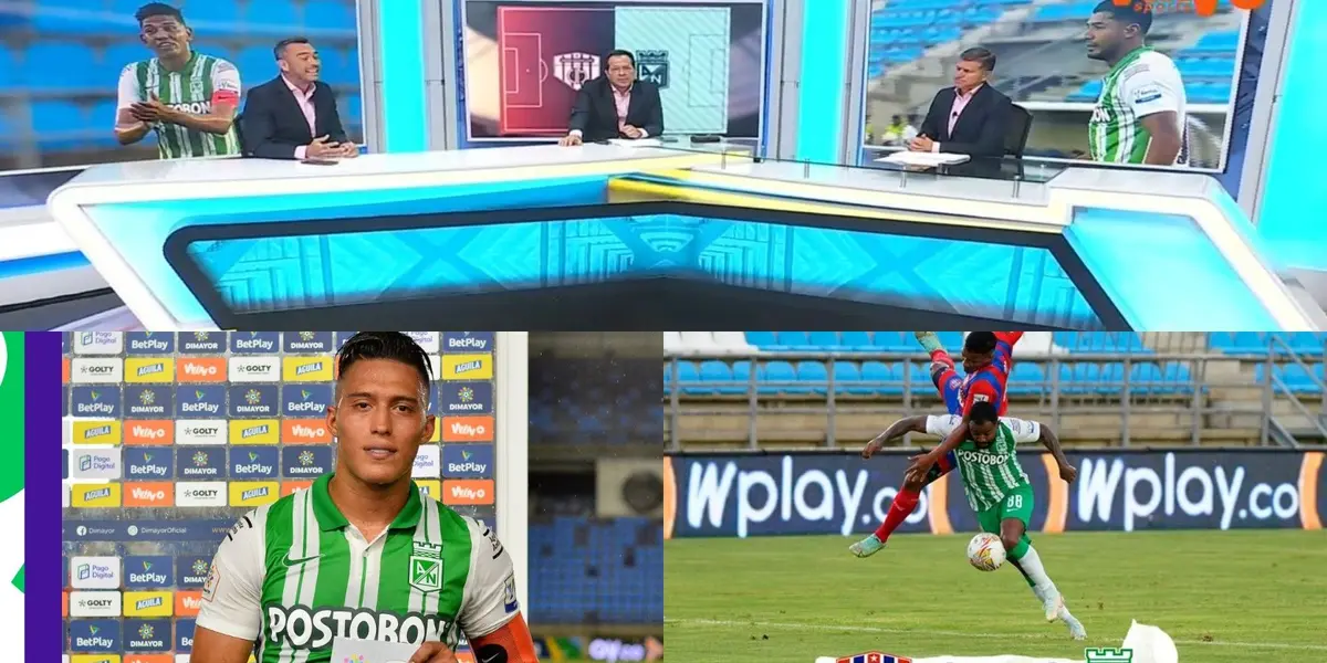 En la transmisión de Win Sports criticaron lo que pasaba con Atlético Nacional en Santa Marta, pero al final el discurso cambió un poco.