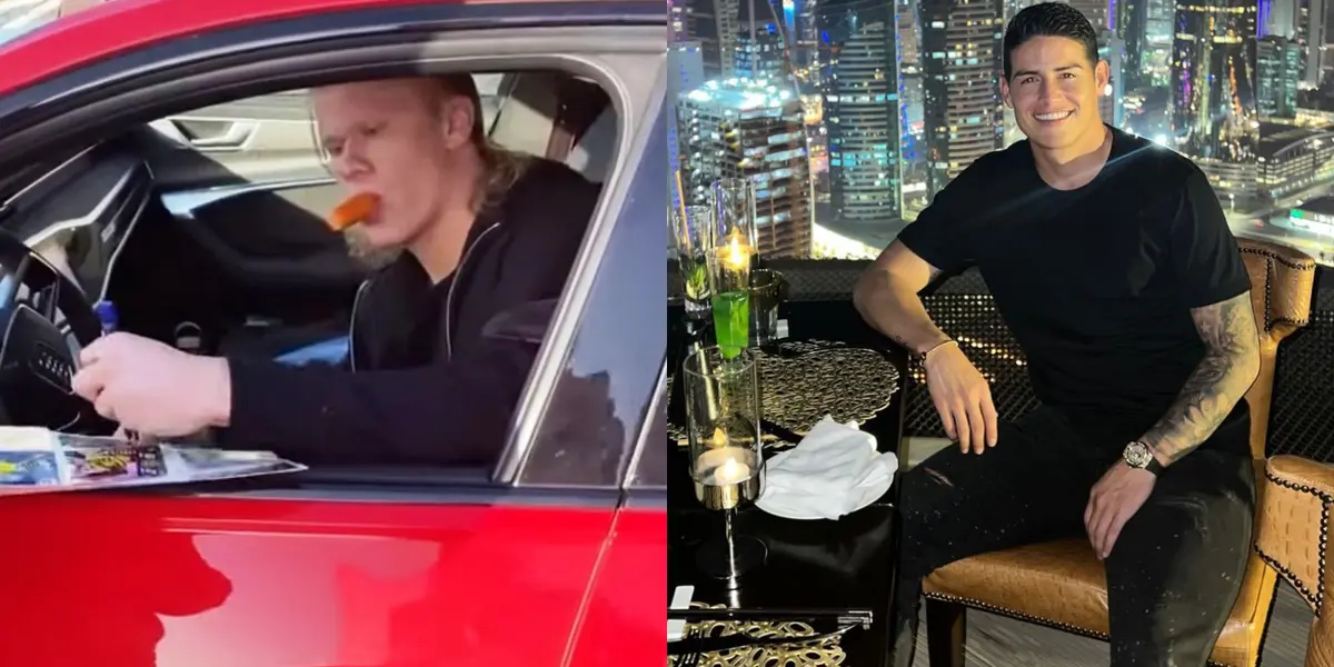 En las últimas horas se hizo viral un vídeo donde aparece Erling Haaland conduciendo mientras come zanahorias, vale la pena recordar cuánto gasta James en una cena de lujo.