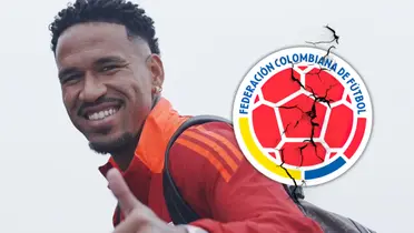 En Perú no se aguantaron y ya lanzaron un mensaje directo si hoy le ganan a Colombia. La polémica no para. Foto: Escudoteca, Pexels y FPF