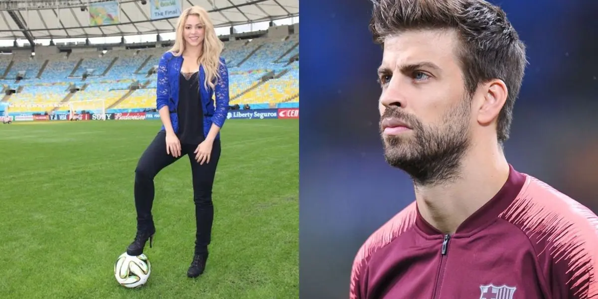 En pleno estadio del Mallorca se la montaron a Gerard Piqué y la excusa fue Shakira.
