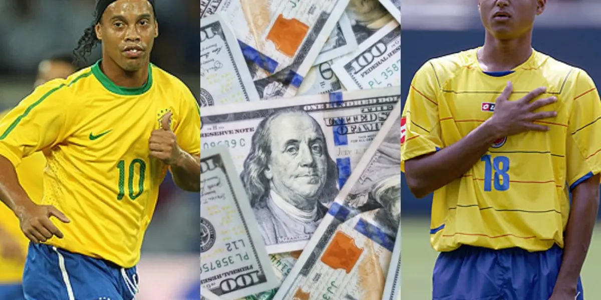 En un partido entre Colombia y Brasil, el exmediocampista logró salir desde la zona defensiva desbordando un caño de calidad sobre el astro brasileño.