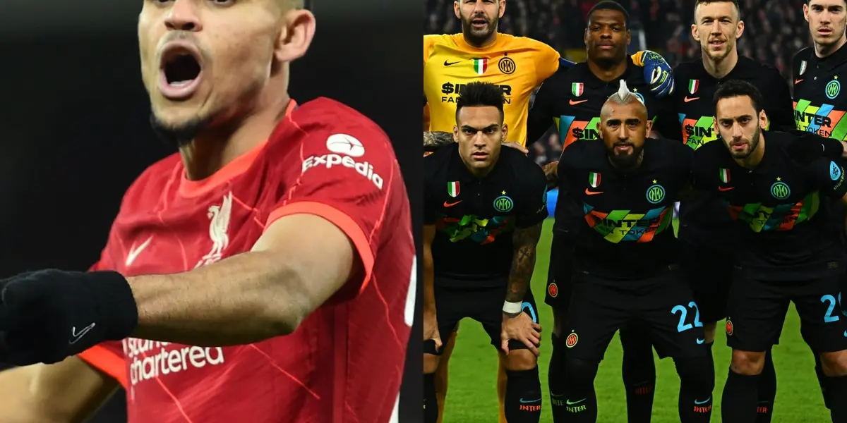 En una de las pocas jugadas que tuvo el colombiano, Arturo Vidal evitó el primer gol del Liverpool.