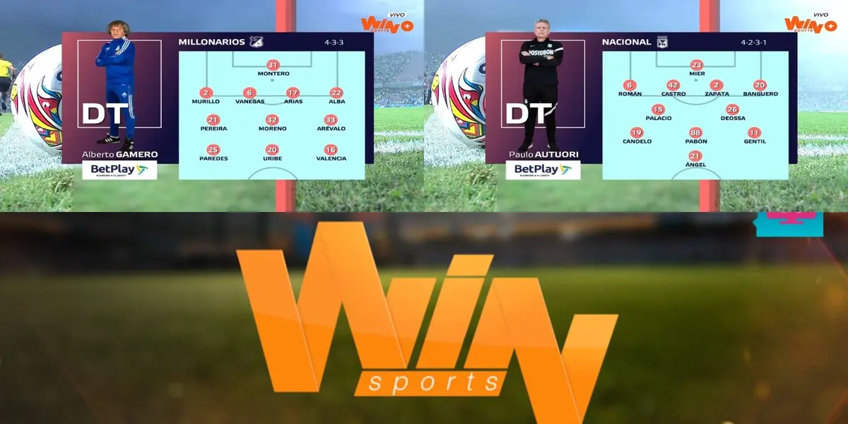 En Win Sports lanzaron un comentario reiterado con el cual parecían hinchas de Millonarios FC.