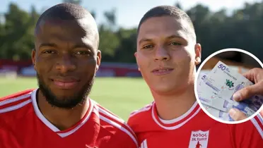 Enner Valencia y Juan Fernando Quintero Foto: Grok y VOA