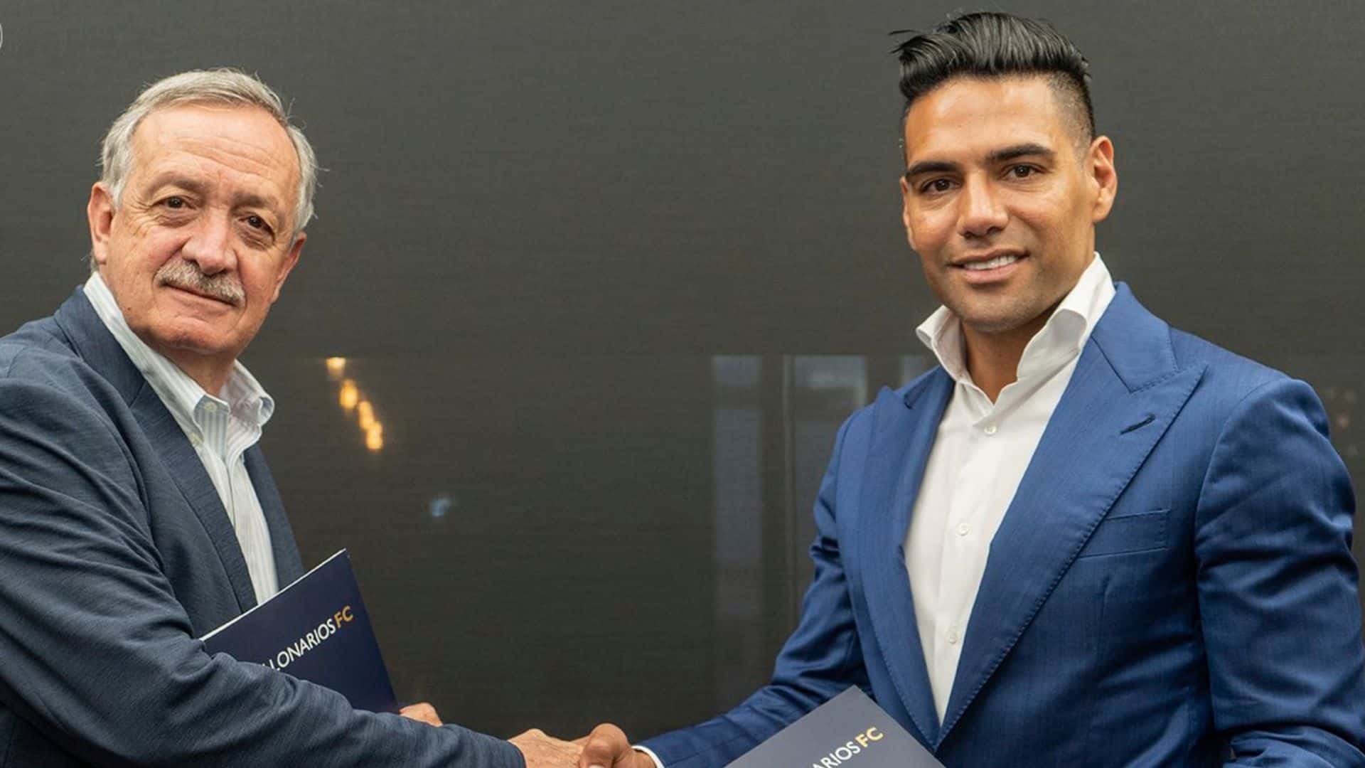 Enrique Camacho y Radamel Falcao García - X @MillosFCoficial