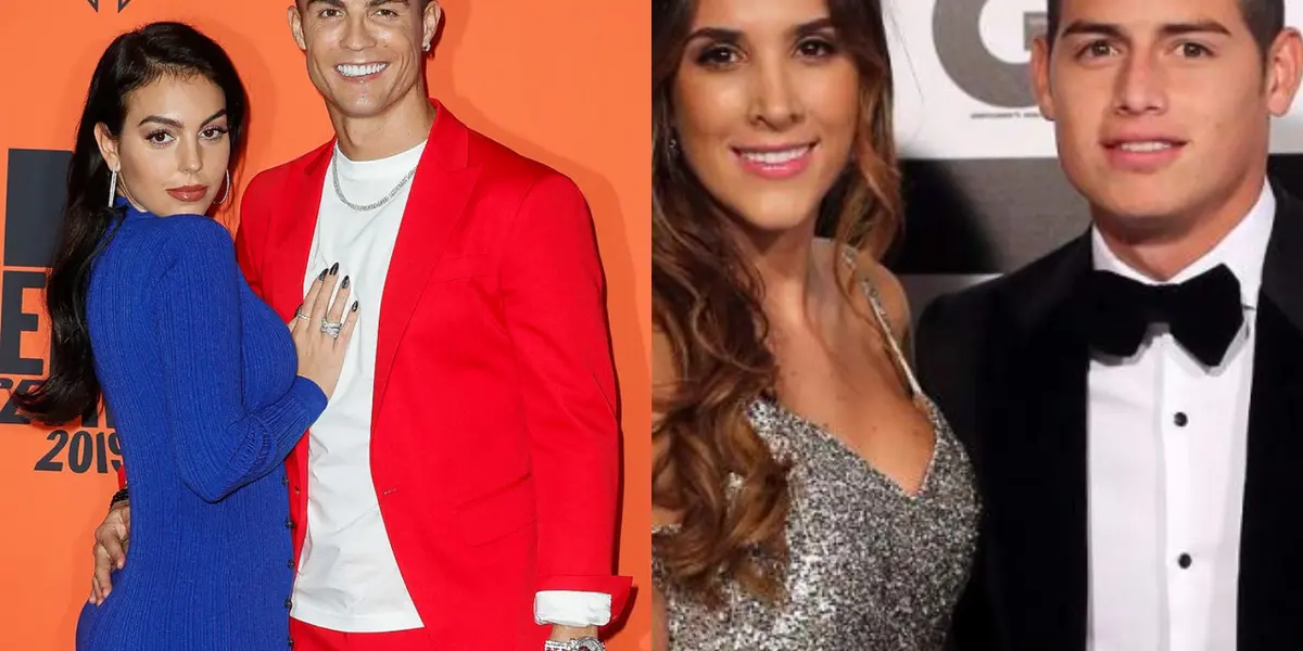 Entre James y Cristiano hay una amplia diferencia en lo que fue la táctica para conquistar a sus parejas, aunque el colombiano luego se divorció de Daniela Ospina.