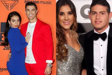 Entre James y Cristiano hay una amplia diferencia en lo que fue la táctica para conquistar a sus parejas, aunque el colombiano luego se divorció de Daniela Ospina. 
