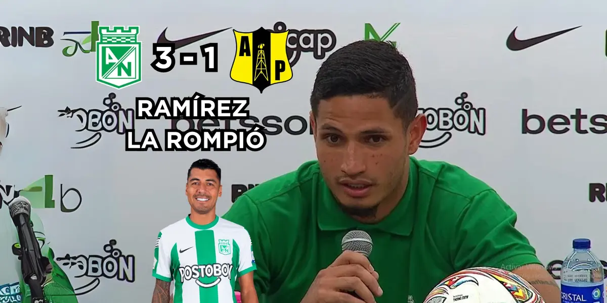 Eric Ramírez fue el mejor del partido entre Atlético Nacional y Alianza Petrolera.