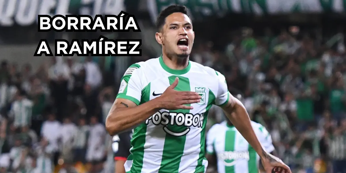 Eric Ramírez no ha dado la talla como delantero de Atlético Nacional