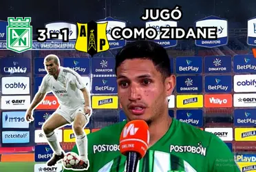 Eric Ramírez sorprendió en Atlético Nacional contra Alianza Petrolera.