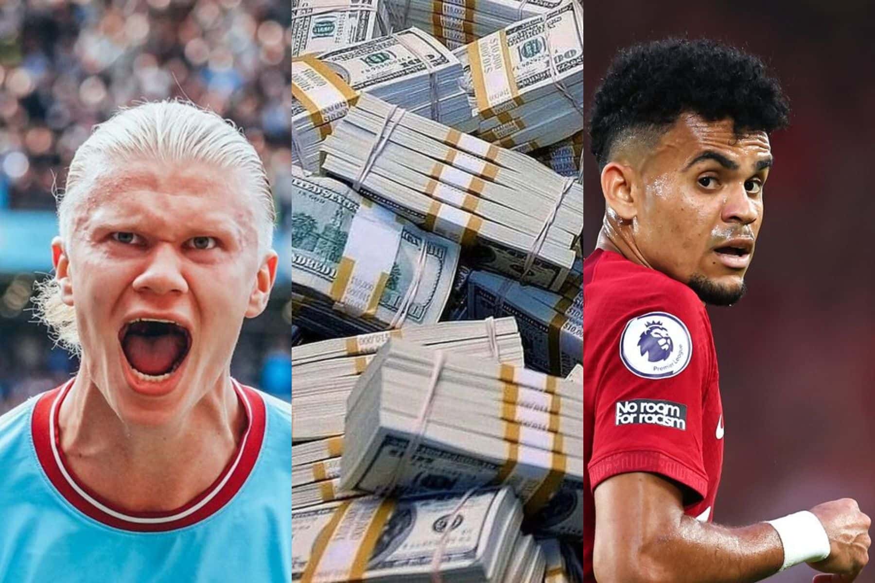 Erling Haaland es uno de los jugadores más caros del mundo y el precio de Luis Díaz tiene novedades pese a que está lesionado.
