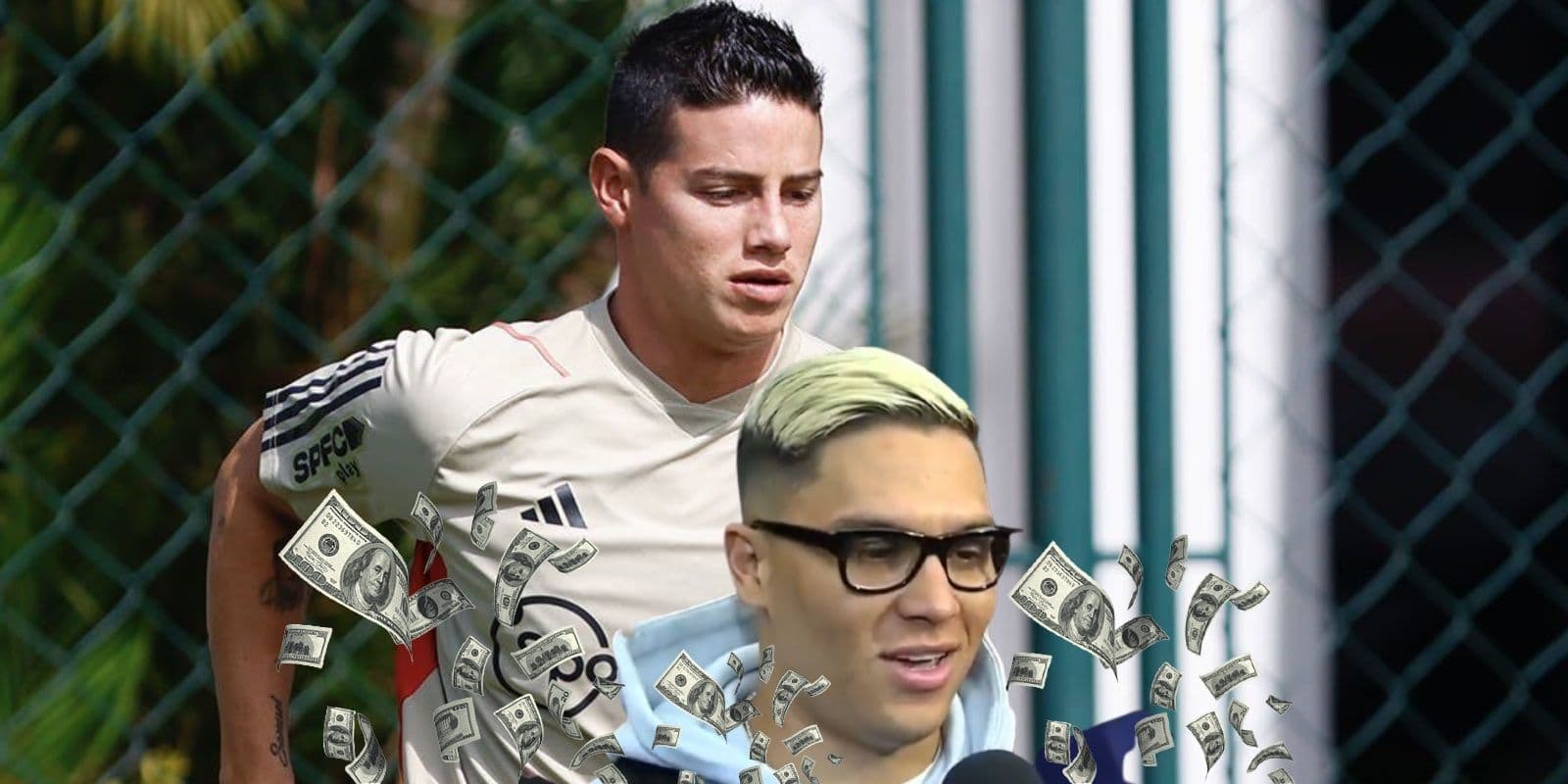 Es un atacante de 20 años que tiene paso por la Selección Colombia sub-20.