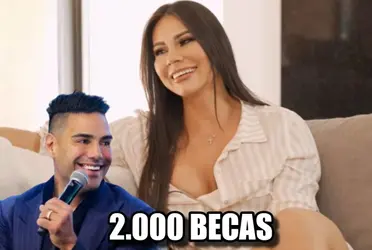 Esperanza Gómez da becas en Colombia y Radamel Falcao tiene un proyecto similar.