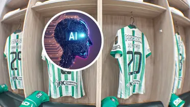 Esta es la propuesta de la camiseta para Atlético Nacional según la Inteligencia Artificial