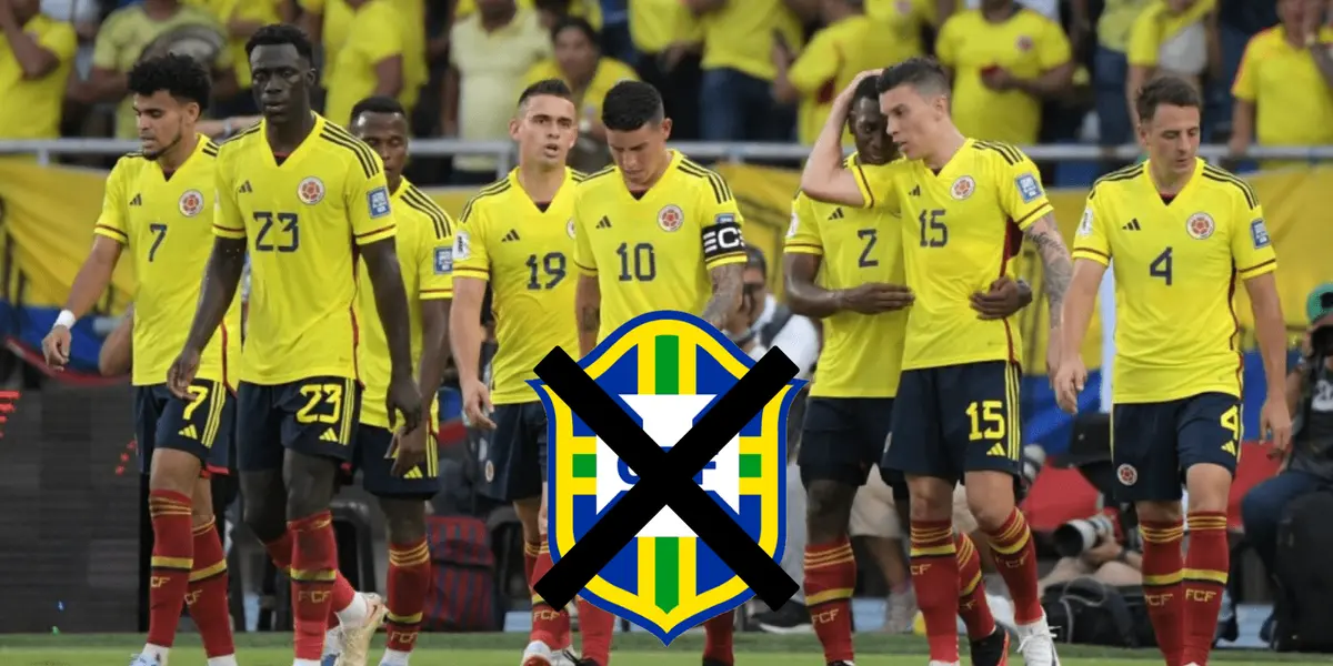 Esta estrella de la Selección Colombia, se perdería el partido contra la Selección de Brasil. 