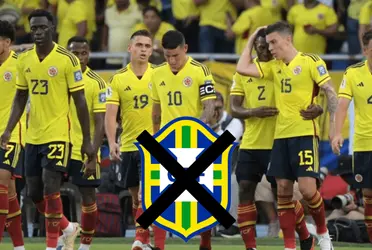 Esta estrella de la Selección Colombia, se perdería el partido contra la Selección de Brasil. 