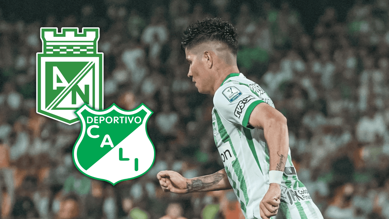 Esta fue la reacción de los hinchas del verdolaga luego de la victoria ante el Deportivo Cali Foto: Escudoteca y Nacionaloficial