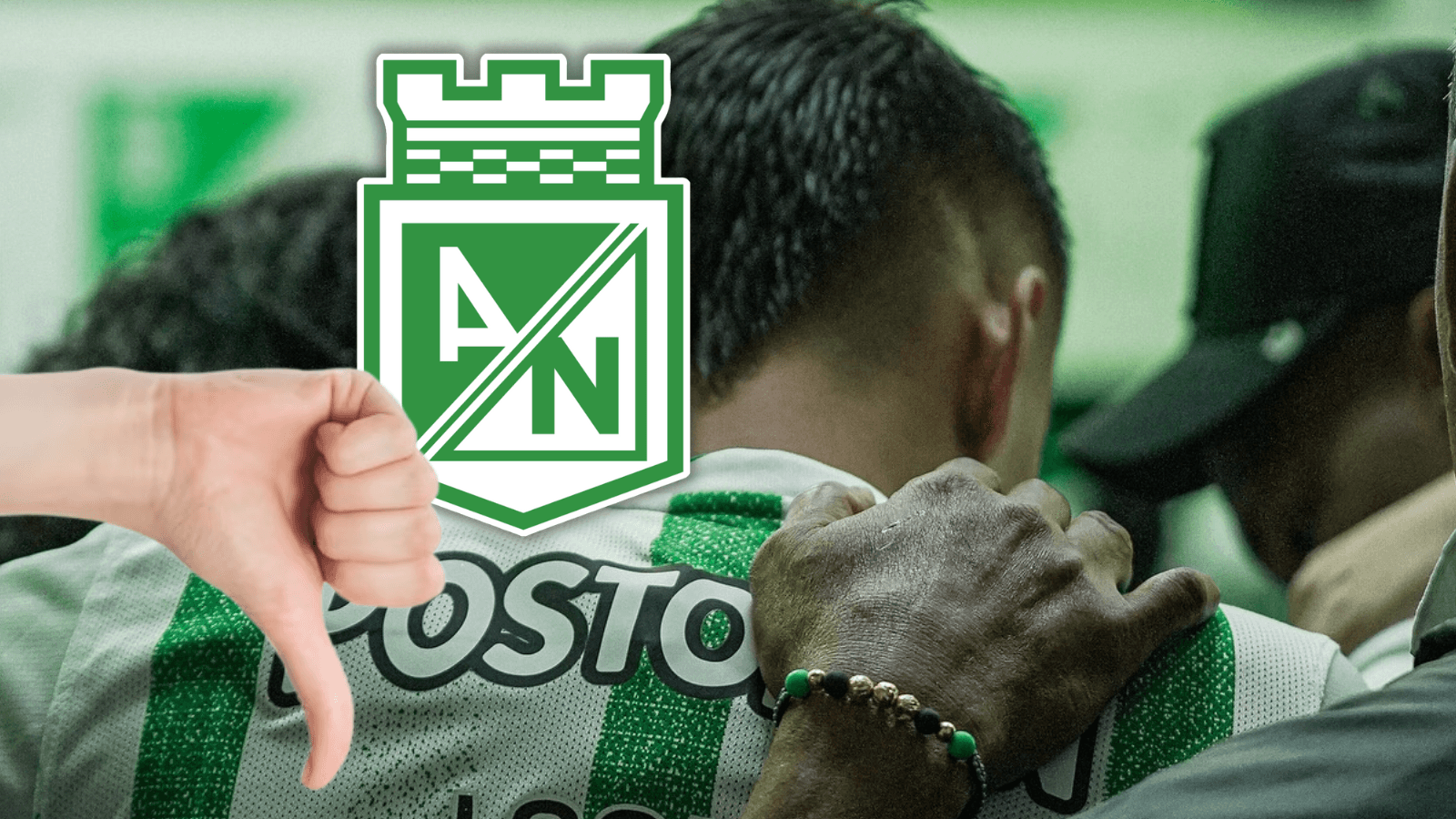 Esta sería la sanción para Atlético Nacional de acuerdo con la DIMAYOR Foto: Nacionaloficial y Escudoteca
