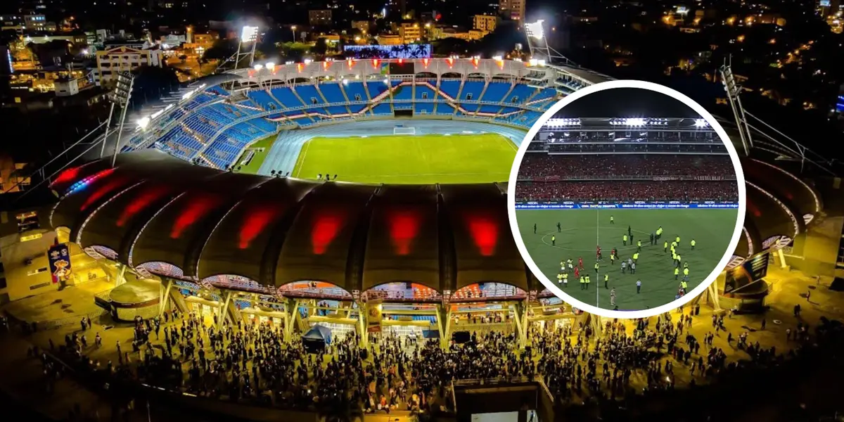 Estadio Pascual Guerrero Foto: Captura de Win Sports y Moi Arquitectos