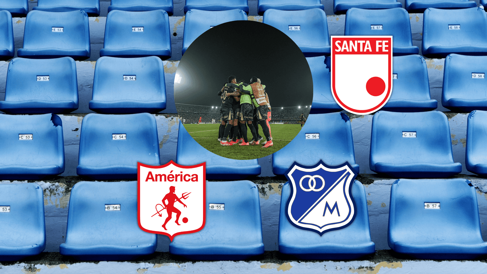 Estadio y Atlético Nacional Foto: Nacionaloficial, Pexels y Esdcudoteca