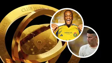 Este colombiano dirá presente en el Mundial de Clubes 2025, y no es ni James ni Durán. Foto: FIFA, Al Nassr y James Rodríguez