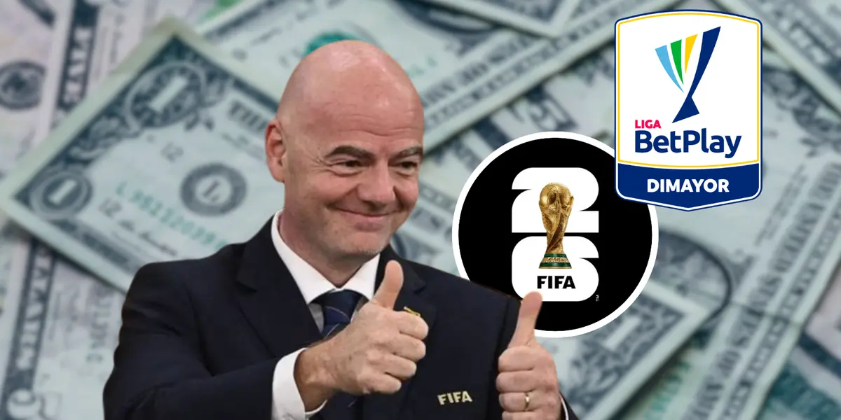 Este dinero podría entrar a la Liga Beptlay en 2026 por cuenta de la FIFA Foto: FIFA, Escudoteca y Pexels