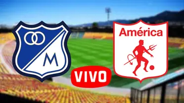 Este domingo 19 de enero, Millonarios y América de Cali, dos de los clubes más grandes y populares del fútbol colombiano.