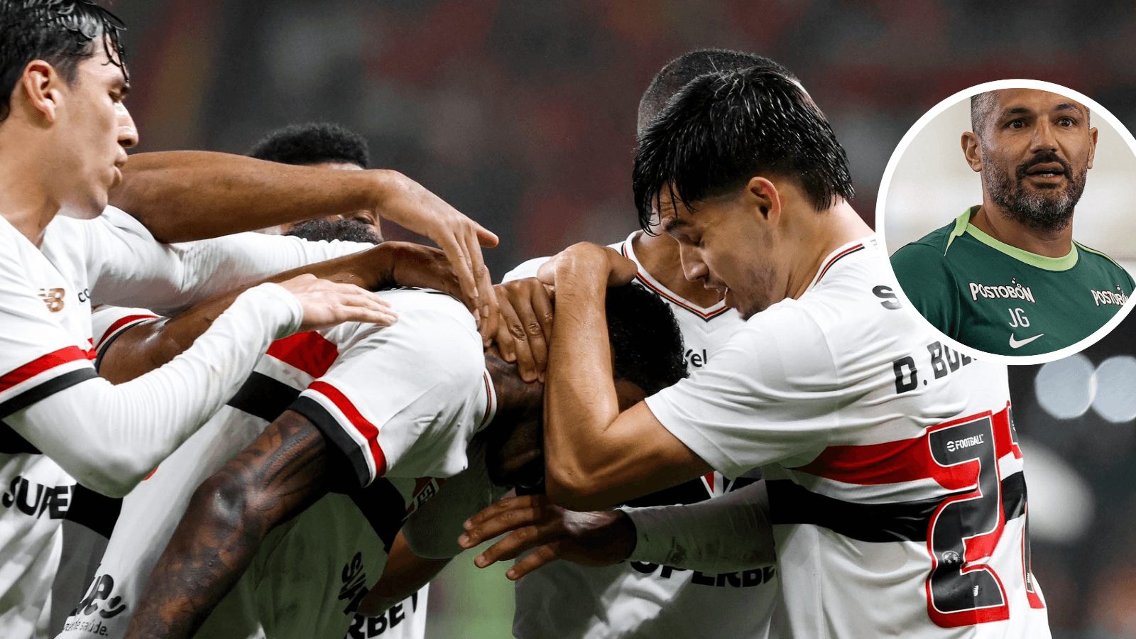 Este es el dato que preocupa a todo Nacional en la previa de la serie por Libertadores Foto: Nacionaloficial y Sao Paulo
