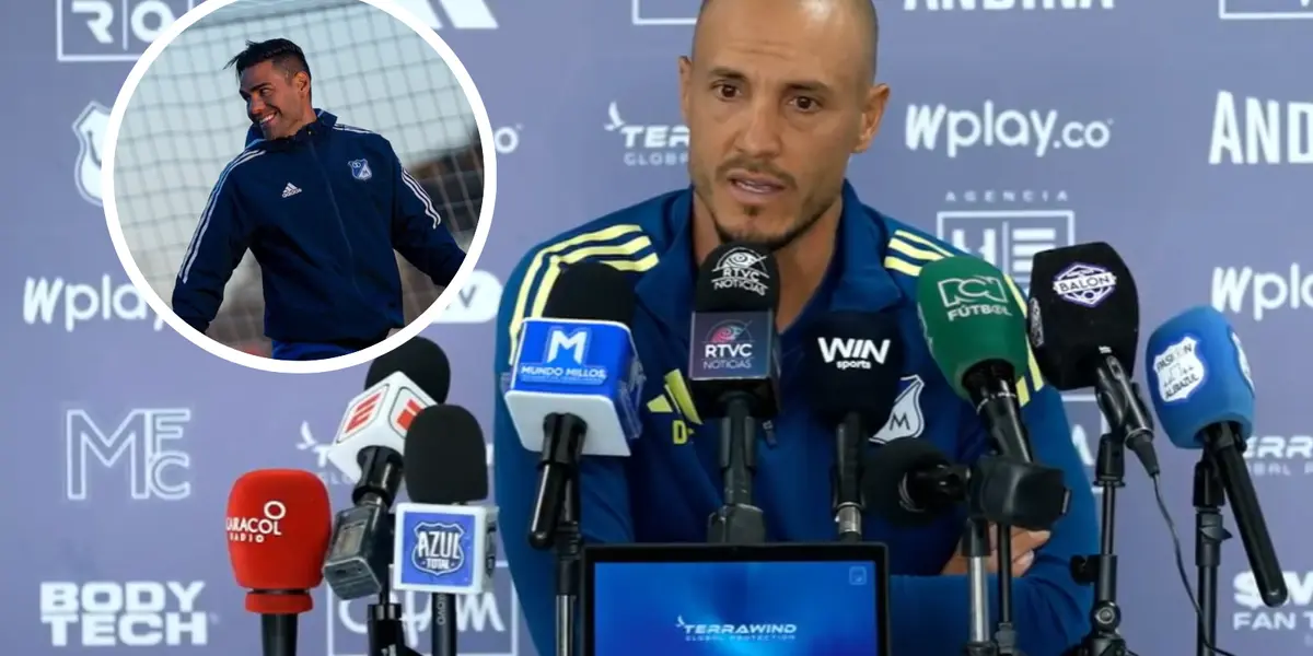 Este es el mensaje de David González en rueda de prensa sobre la salida de Falcao Foto: Caprtura de MFC en YouTube y MFC