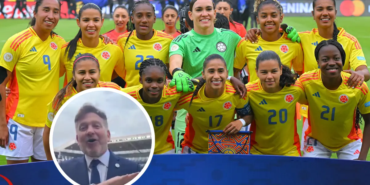 Este es el mensaje del dirigente de la CONMEBOL a la Selección Colombia Foto: Captura de Conmebol y Conmebol