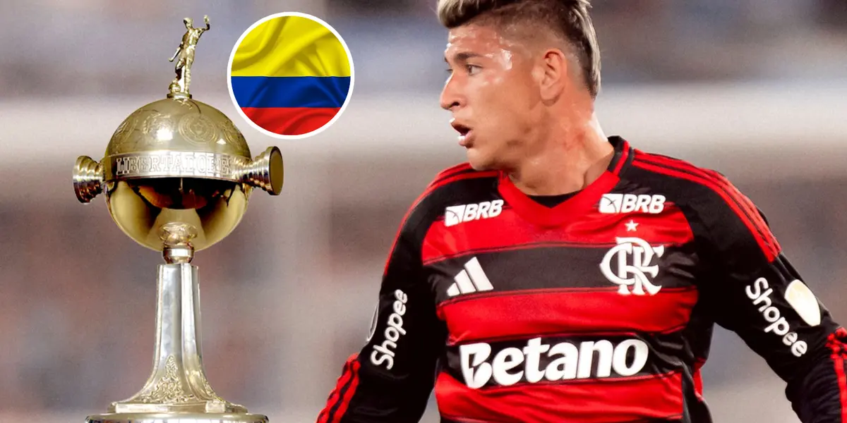 Este es el otro colombiano que se ilusiona con la conquista de la Copa Libertadores Foto: Flamengo, Conmebol y Pexels