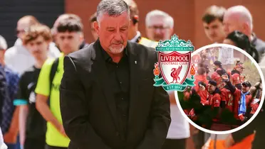 Este es el otro gran ausente en el funeral de Diogo Jota que todos critican Foto: LFC y Escudoteca