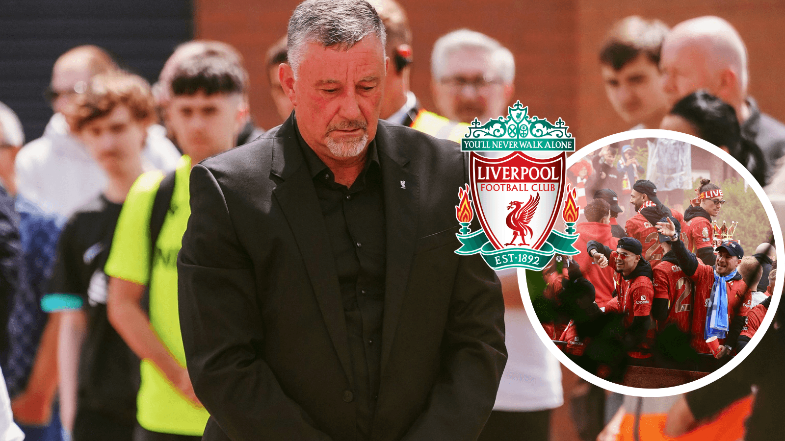 Este es el otro gran ausente en el funeral de Diogo Jota que todos critican Foto: LFC y Escudoteca