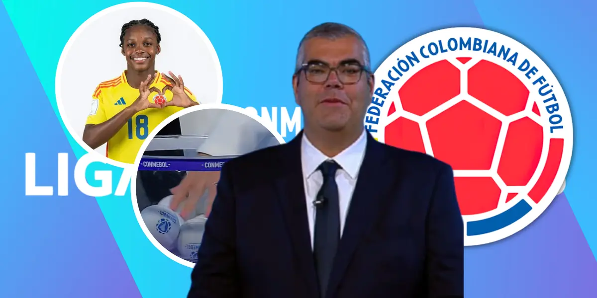 Este es el sorteo de la Liga de Naciones Femenina para la Selección Colombia Foto: FCF, Escudoteca y CONMEBOL
