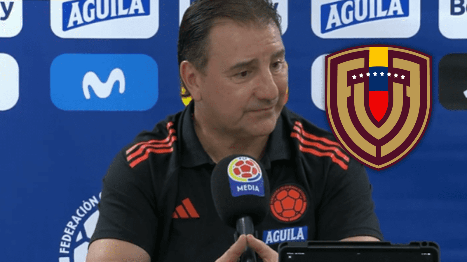 Este fue el analisis de Néstor Lorenzo post partido con la Selección Colombia Foto: Captura de FCF y Escudoteca