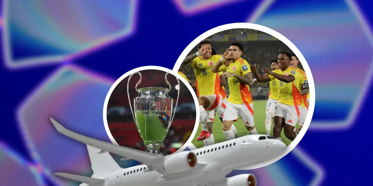 Este jugador colombiano fue a ver a su equipo en la Champions League aunque perdió Foto: UCL, FCF y Pexels