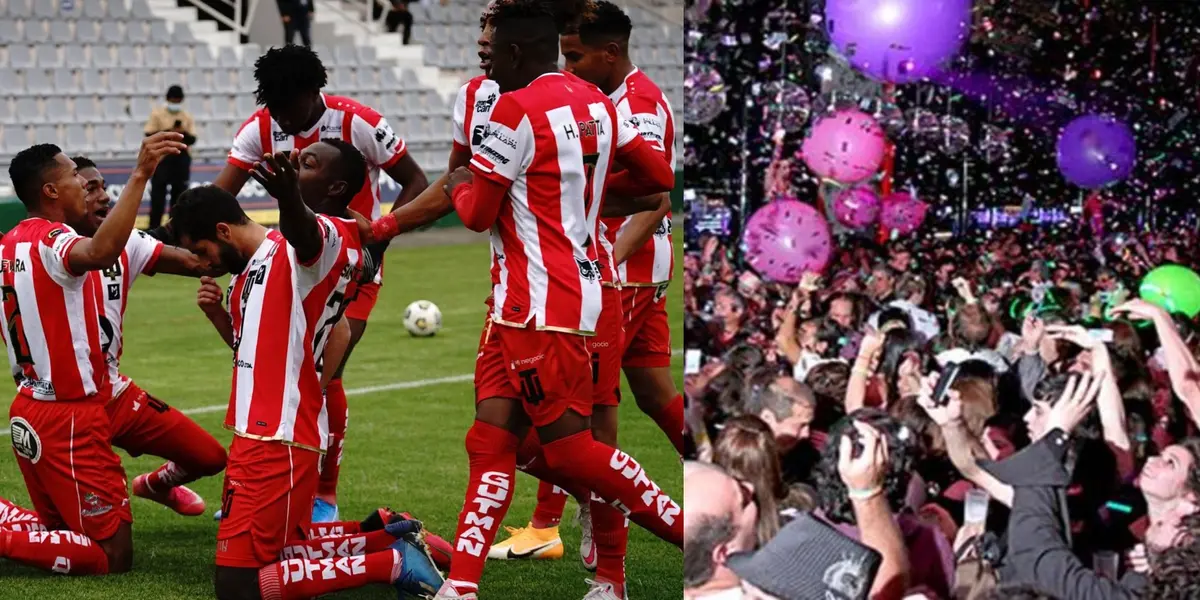 Este jugador colombiano quiere ser contratado por este club ecuatoriano pero no para jugar, sino para hacer parte de una fiesta.