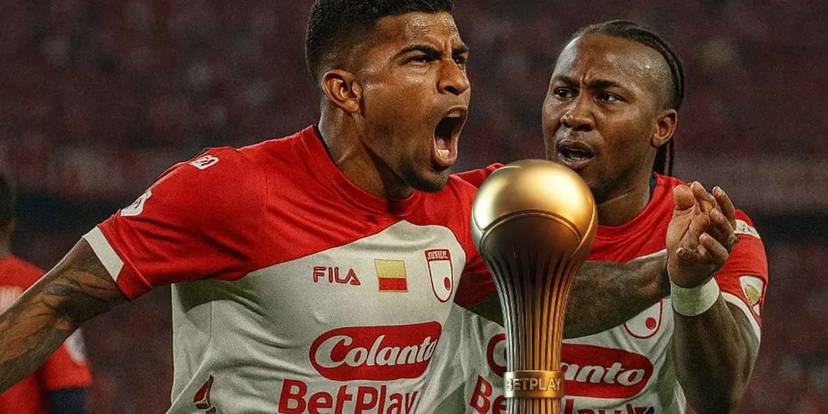 Este jugador de pasado en Millonarios lamentó la estrella de Santa Fe Foto: Creada con Chat GPT