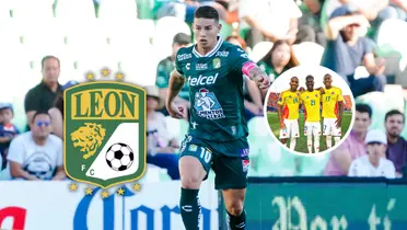 Este jugador hará maletas para jugar con James Rodríguez en León Foto: Club León, Escudoteca y FCF