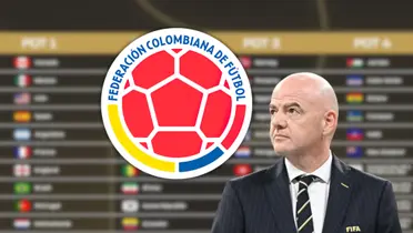 Este podría ser el camino de la Selección Colombia en el sorteo de la Copa del Mundo Foto: FIFA y Escudoteca