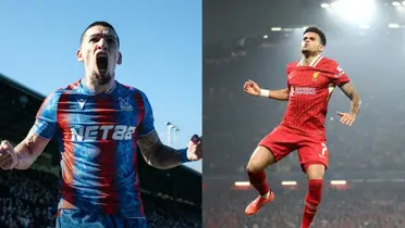 Este sería el salario de Daniel Muñoz si juega en Liverpool Foto: Crystal Palace y Luis Díaz