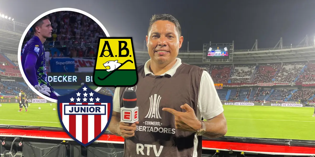 Esto dijo la leyenda del Juniot en sus redes sociales Foto: Martín Arzuaga, Escudoteca y Captura de Win Sports