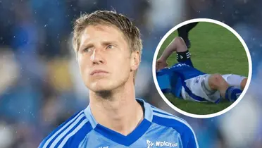 Esto pasará con el defensor de Millonarios tras lo sucedido en el clásico añejo Foto: MFC y Captura de Win Sports