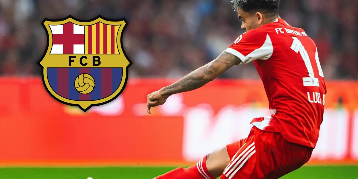 Esto pudo pasar entre Luis Díaz y el FC Barcelona, mira los detalles Foto: Luis Díaz y Escudoteca