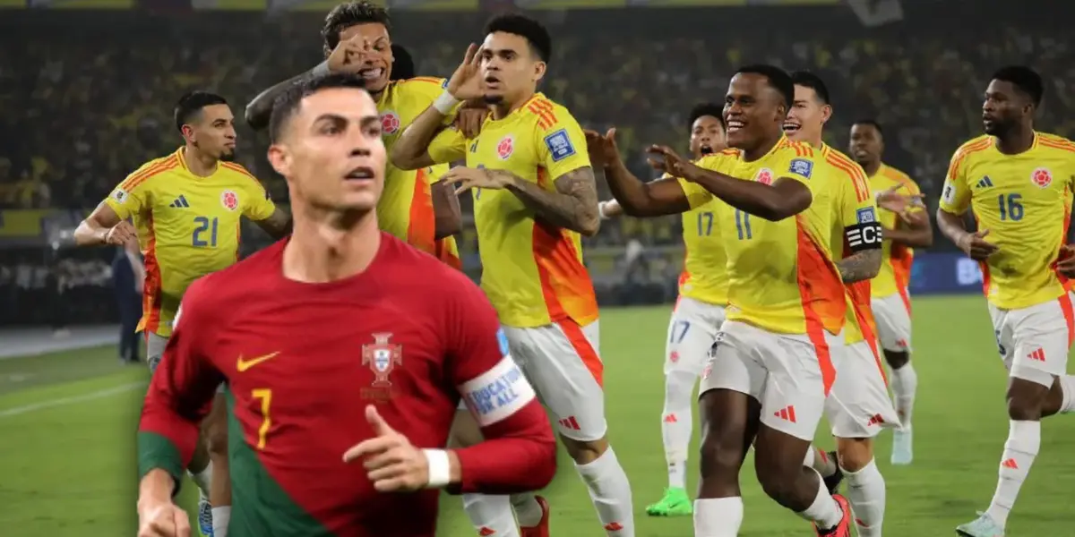 Esto se sabe del posíble duelo entre Portugal y Colombia Foto: FCF y Cristiano