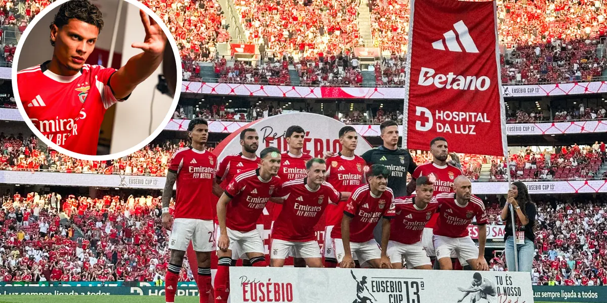 Estos fueron los primeros números tras el debut del colombiano en Portugal Foto: SL Benfica