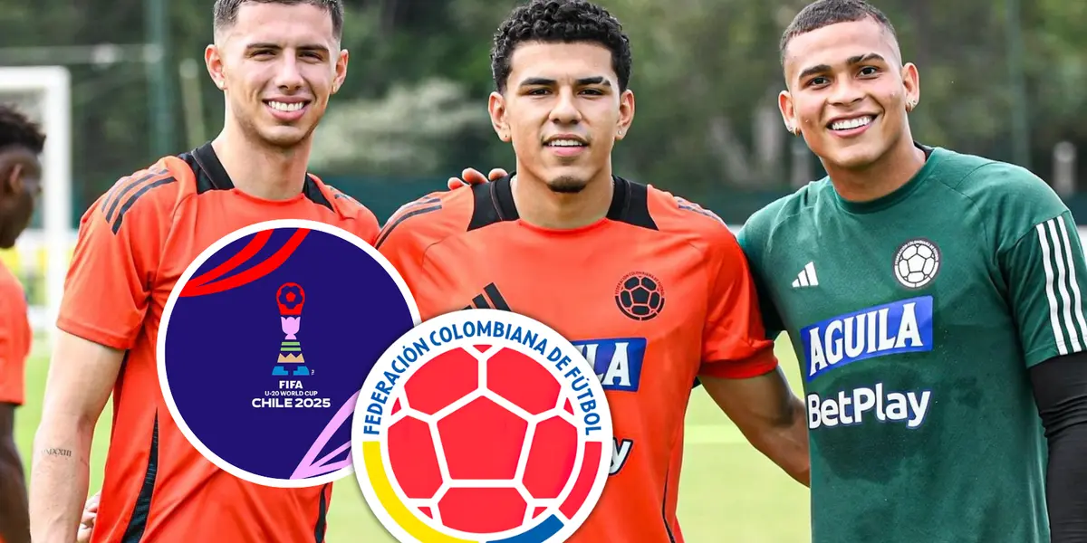 Estos son los llamados en la Selección Colombia para la Copa del Mundo Sub 20 Foto: FCF, Escudoteca y FIFA