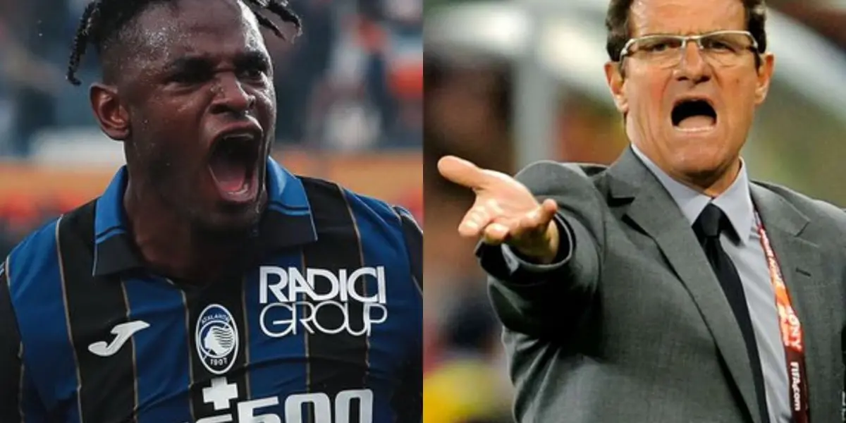 Fabio Capello tuvo unas palabras de elogio sobre el colombiano Duván Zapata.