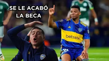 Así Riquelme lo aplauda, se le acabó la beca a Frank Fabra en Boca Juniors